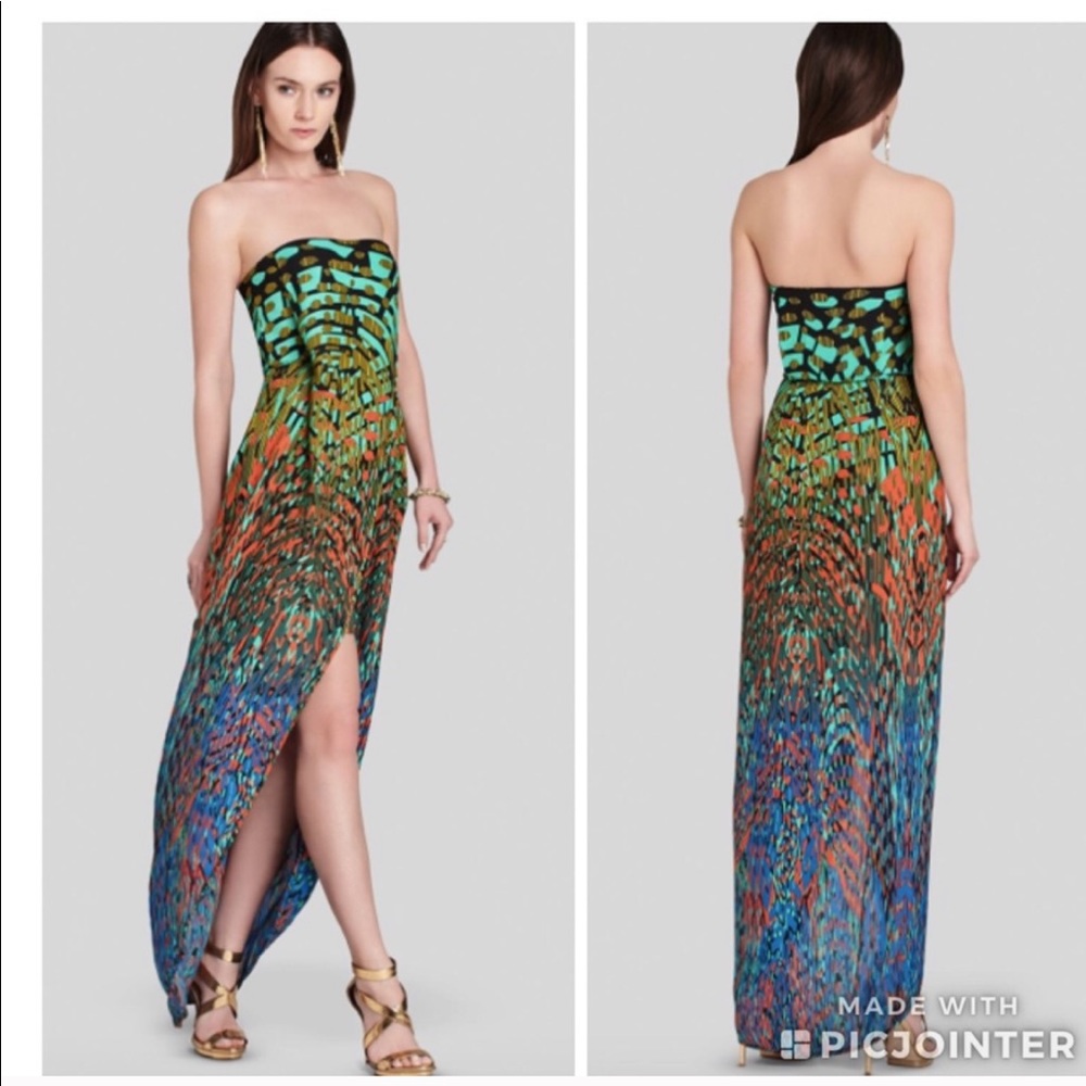 BCBG Jesse strapless dress